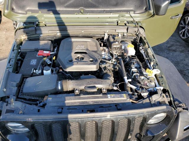 1C4GJXAN6MW659380 - 2021 JEEP WRANGLER S GREEN photo 7