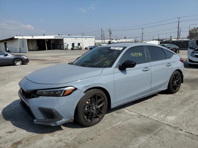 19XFL2G85NE011471 - 2022 HONDA CIVIC SPOR GRAY photo 2