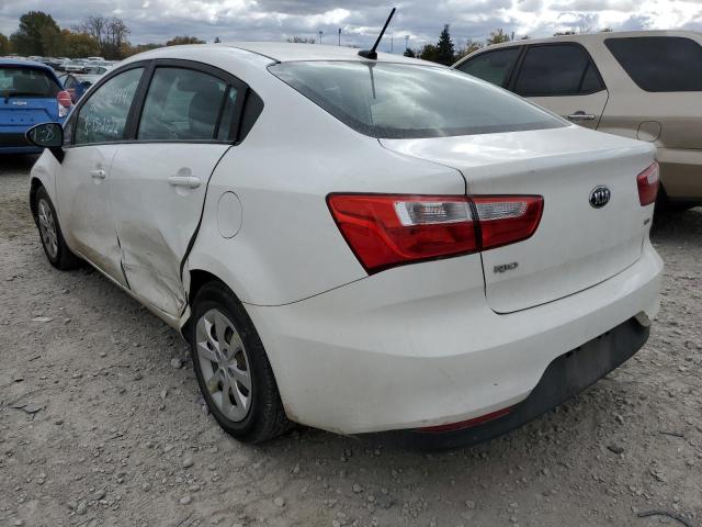 KNADM4A36H6016117 - 2017 KIA RIO LX WHITE photo 3