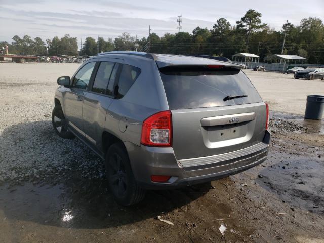 1C4NJCBB1CD725283 - 2012 JEEP COMPASS SP GRAY photo 3