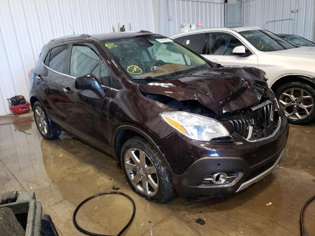 KL4CJHSB7DB097371 - 2013 BUICK ENCORE PRE BROWN photo 1