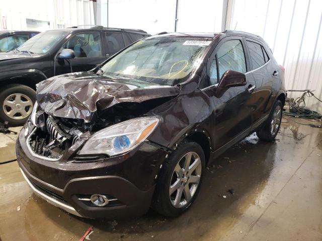 KL4CJHSB7DB097371 - 2013 BUICK ENCORE PRE BROWN photo 2