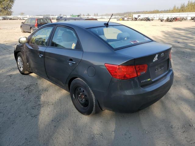 KNAFU4A22D5698154 - 2013 KIA FORTE EX CHARCOAL photo 3