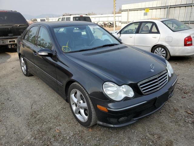 WDBRF40J35F689511 - 2005 MERCEDES-BENZ C 230K SPO BLACK photo 1