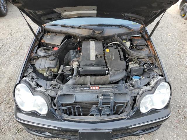 WDBRF40J35F689511 - 2005 MERCEDES-BENZ C 230K SPO BLACK photo 7