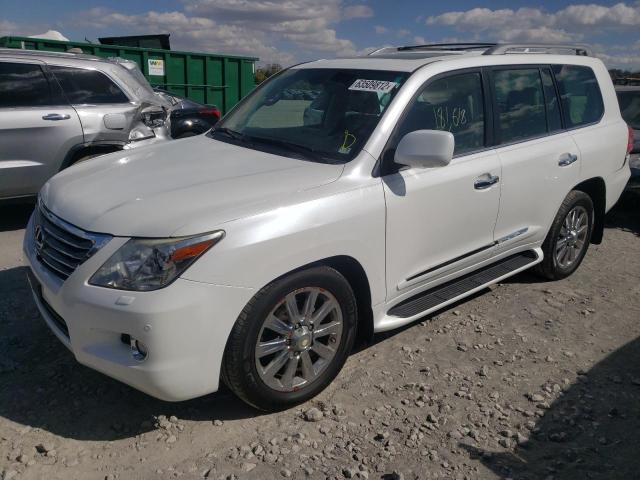 JTJHY00W384012578 - 2008 LEXUS LX 570 WHITE photo 2