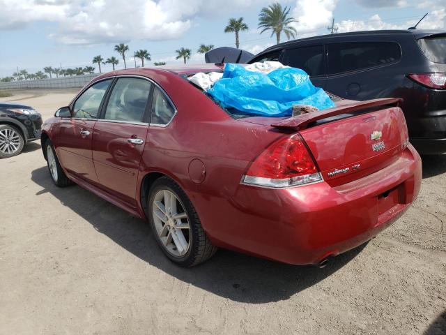 2G1WC5E30D1106100 - 2013 CHEVROLET IMPALA LTZ RED photo 3