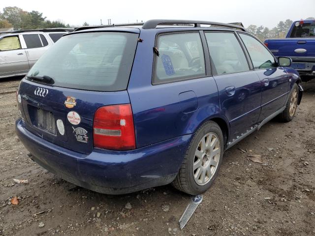 WAUKC68D11A069878 - 2001 AUDI A4 1.8T AV BLUE photo 4