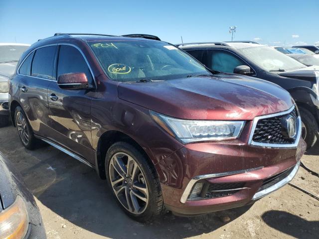 5FRYD4H85HB040188 - 2017 ACURA MDX ADVANC BURGUNDY photo 1