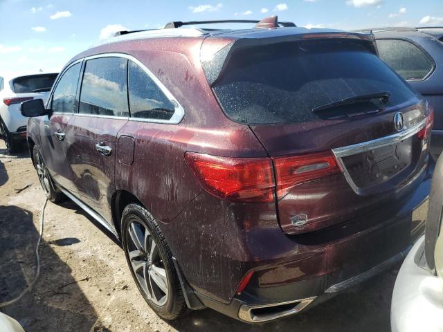 5FRYD4H85HB040188 - 2017 ACURA MDX ADVANC BURGUNDY photo 3