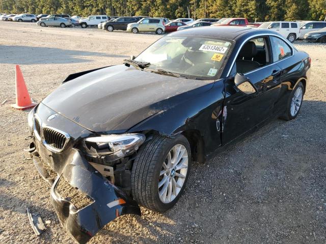 WBA1F5C5XEVV98922 - 2014 BMW 228 I Черный фото 2