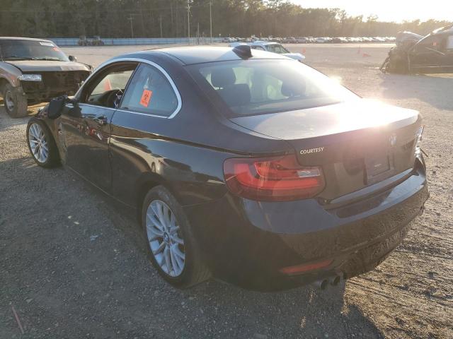 WBA1F5C5XEVV98922 - 2014 BMW 228 I Черный фото 3