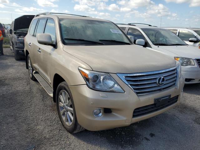 JTJHY00W284008263 - 2008 LEXUS LX 570 GOLD photo 1