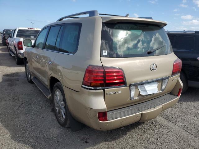 JTJHY00W284008263 - 2008 LEXUS LX 570 GOLD photo 3