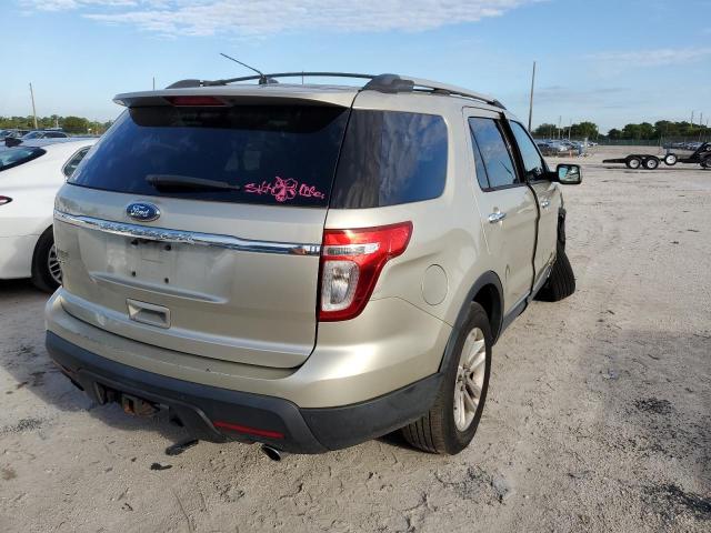 1FMHK7D83BGA82303 - 2011 FORD EXPLORER X TAN photo 4