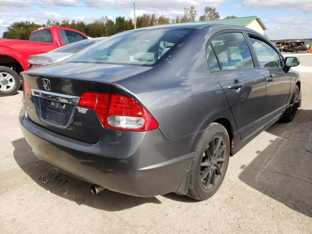 19XFA16869E034507 - 2009 HONDA CIVIC EX GRAY photo 4