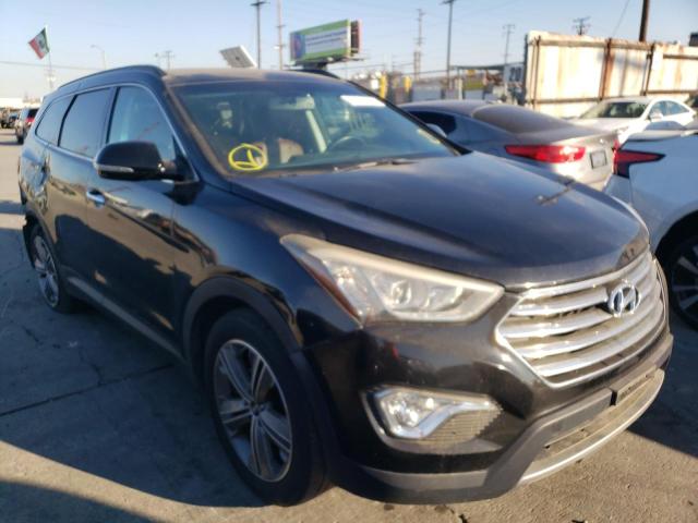 KM8SR4HF1DU033081 - 2013 HYUNDAI SANTA FE L BLACK photo 1