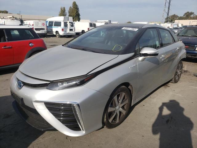 JTDBVRBD7HA002221 - 2017 TOYOTA MIRAI SILVER photo 2