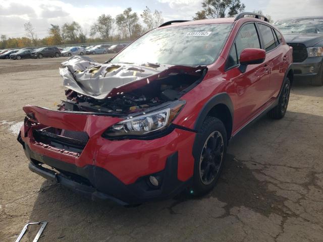 JF2GTAPC5M8289901 - 2021 SUBARU CROSSTREK RED photo 2