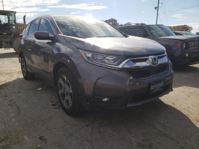 7FARW1H84JE011595 - 2018 HONDA CR-V EXL GRAY photo 1