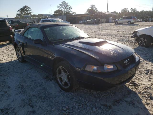 1FAFP45X01F100445 - 2001 FORD MUSTANG GT BLUE photo 1