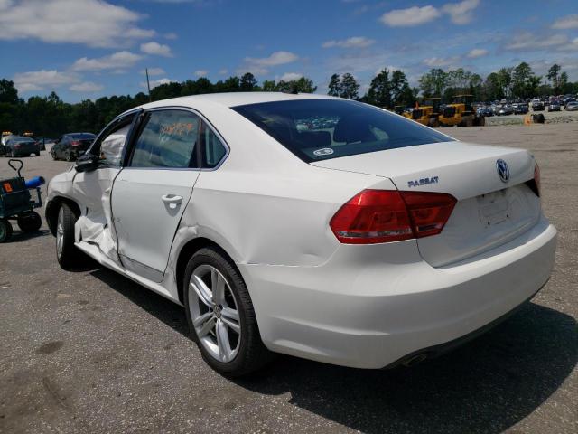 1VWBN7A32EC086734 - 2014 VOLKSWAGEN PASSAT SE WHITE photo 3