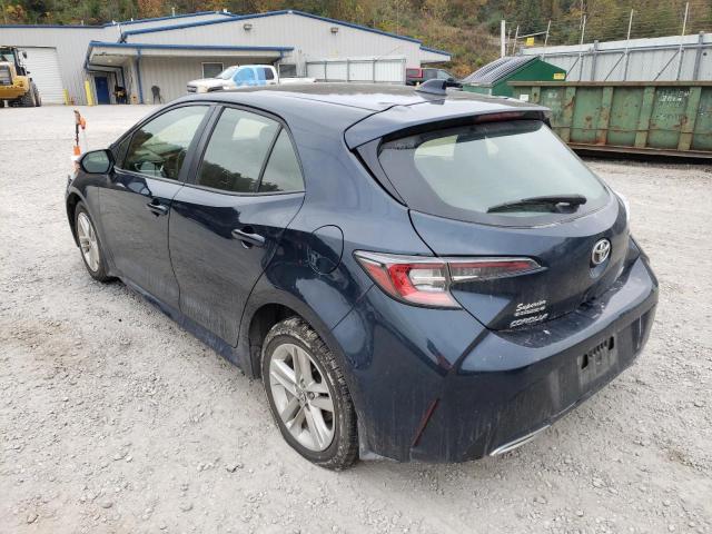 JTNB4MBE6M3106224 - 2021 TOYOTA COROLLA SE GRAY photo 3