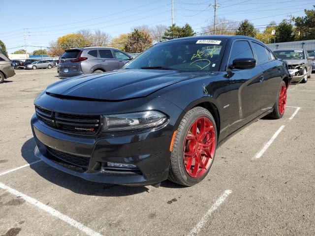 2C3CDXCT7FH729184 - 2015 DODGE CHARGER R/ BLACK photo 2