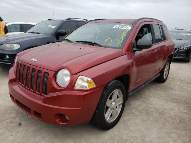 1J4NF4FB6AD505775 - 2010 JEEP COMPASS SP RED photo 2