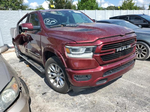 1C6RREJT6KN557236 - 2019 RAM 1500 LARAM MAROON photo 1