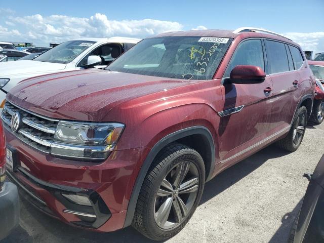 1V2XR2CA7KC555242 - 2019 VOLKSWAGEN ATLAS SE RED photo 2