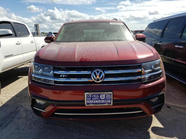 1V2XR2CA7KC555242 - 2019 VOLKSWAGEN ATLAS SE RED photo 9