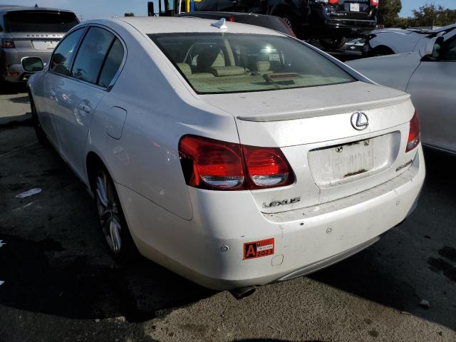 JTHBC96S275005516 - 2007 LEXUS GS 450H WHITE photo 3