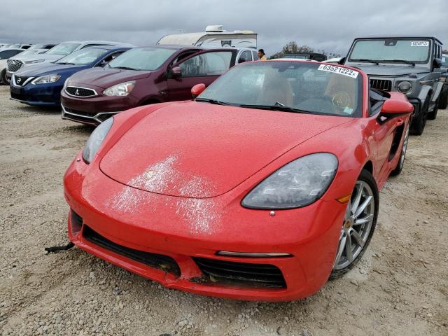 WP0CA2A87NS205269 - 2022 PORSCHE BOXSTER BA RED photo 2