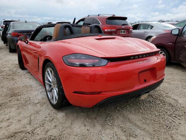 WP0CA2A87NS205269 - 2022 PORSCHE BOXSTER BA RED photo 3