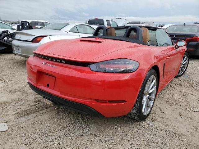 WP0CA2A87NS205269 - 2022 PORSCHE BOXSTER BA RED photo 4