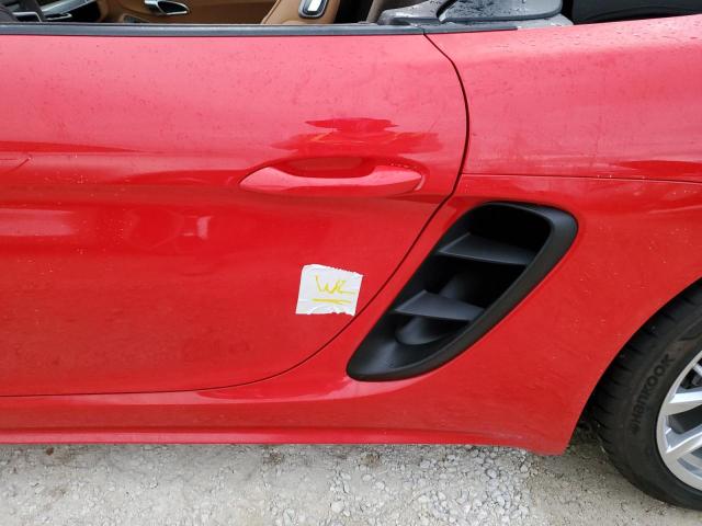 WP0CA2A87NS205269 - 2022 PORSCHE BOXSTER BA RED photo 9