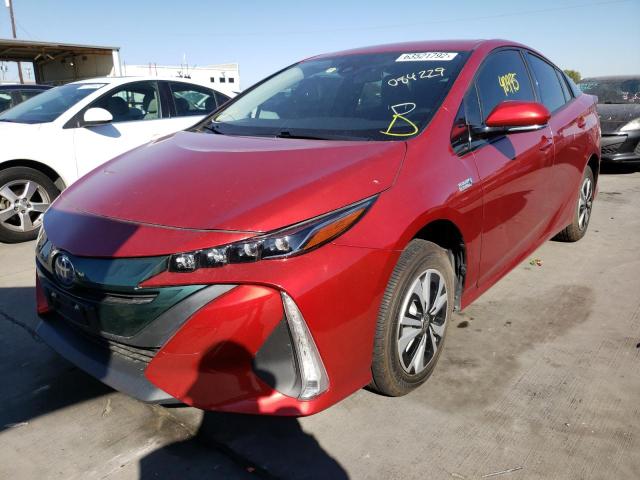 JTDKARFP1J3084229 - 2018 TOYOTA PRIUS PRIM 红色 照片 2