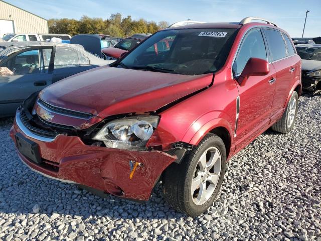 3GNAL4EK9ES632757 - 2014 CHEVROLET CAPTIVA LT RED photo 2