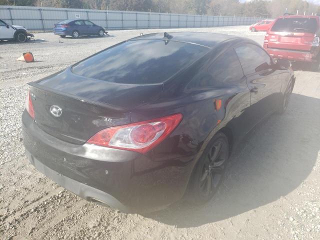 KMHHU6KH7BU061690 - 2011 HYUNDAI GENESIS CO BLACK photo 4