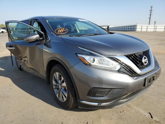 5N1AZ2MH9FN222856 - 2015 NISSAN MURANO GRAY photo 1