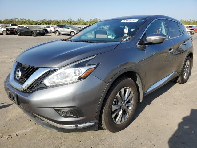 5N1AZ2MH9FN222856 - 2015 NISSAN MURANO GRAY photo 2