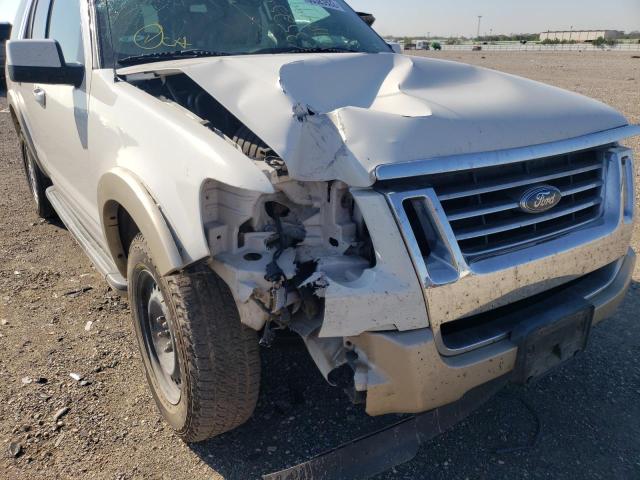 1FMEU6EE0AUA98499 - 2010 FORD EXPLORER E WHITE photo 9