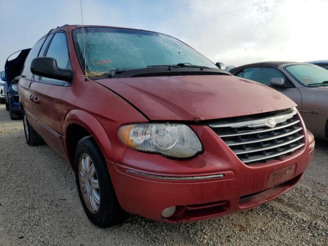 2C8GP54L55R211606 - 2005 CHRYSLER TOWN & COU MAROON photo 1