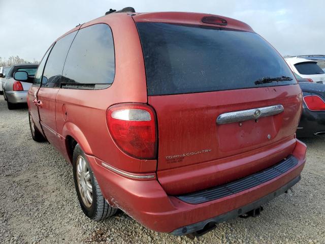 2C8GP54L55R211606 - 2005 CHRYSLER TOWN & COU MAROON photo 3