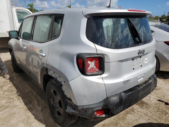 ZACNJAAB5LPL03344 - 2020 JEEP RENEGADE S SILVER photo 3