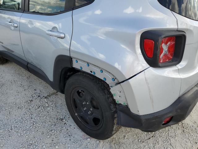 ZACNJAAB5LPL03344 - 2020 JEEP RENEGADE S SILVER photo 9