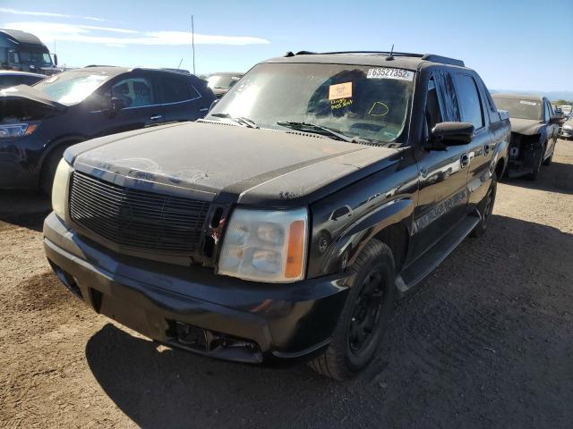 3GYEK62N24G258575 - 2004 CADILLAC ESCALADE E BLACK photo 2