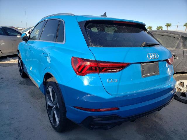 WA1EECF33L1001212 - 2020 AUDI Q3 PREMIUM BLUE photo 3