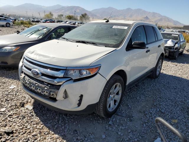 2FMDK3G96DBA83743 - 2013 FORD EDGE SE WHITE photo 2